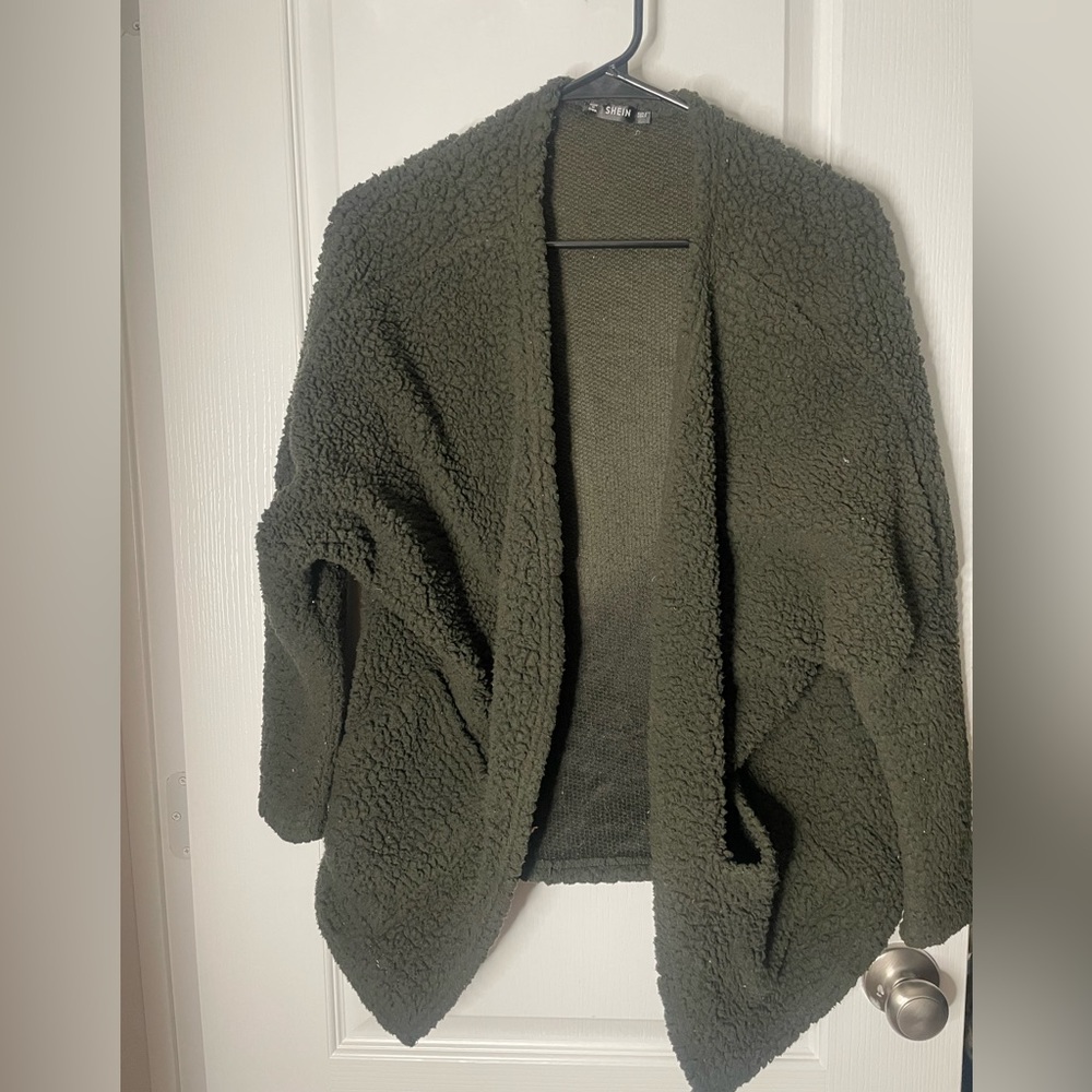 Shein fur cardigan